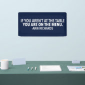 Banderoles Citation politique motivationnelle par Ann Richard (Salon professionnel)