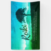 Banderoles Citations de l'instructeur de médiation Reiki Mast (Vertical)