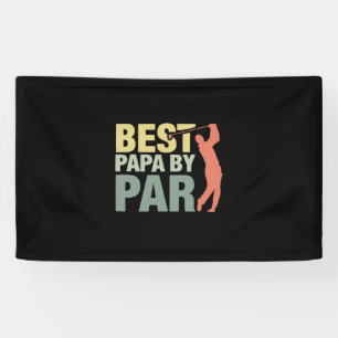 Banderoles Citations grand-père Best Papa By Par Golf