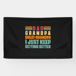Banderoles Citations grand-père Papa Grand Grand Papi