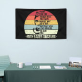 Banderoles Citations RBG, Combattre Les Choses Qui Vous Intér (Salon professionnel)