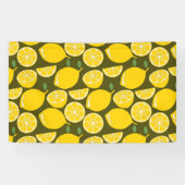 Banderoles Citron Jaune Moderne Amusant mignon (Horizontal)