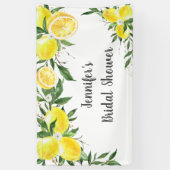 Banderoles Citron vert Fête des mariées or (Vertical)