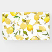 Banderoles citrons aquarelle 13 (Horizontal)