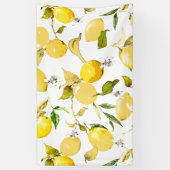 Banderoles citrons aquarelle 13 (Vertical)