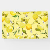 Banderoles citrons aquarelle 16 (Horizontal)