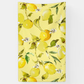 Banderoles citrons aquarelle 16 (Vertical)