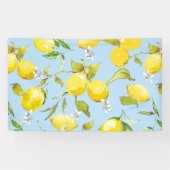 Banderoles citrons aquarelle 4 (Horizontal)