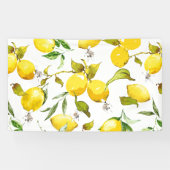 Banderoles citrons d'aquarelle 5 (Horizontal)