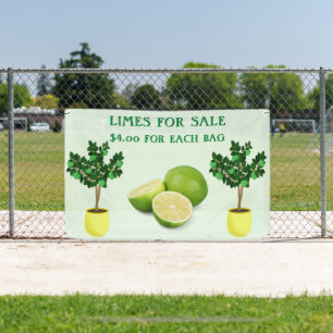 Banderoles Citrons Personnalisés Pour Vente Étalage De Fruits
