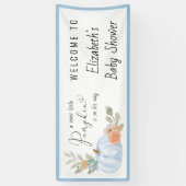 Banderoles Citrouille Baby Boy Douche Bienvenue (Vertical)