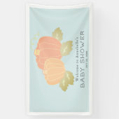 Banderoles Citrouille Blue Boy Baby shower Bienvenue (Vertical)