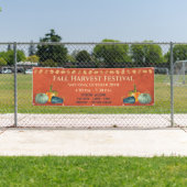 Banderoles Citrouille de l'événement du festival de récolte d (En situation)