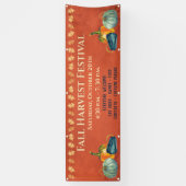 Banderoles Citrouille de l'événement du festival de récolte d (Vertical)