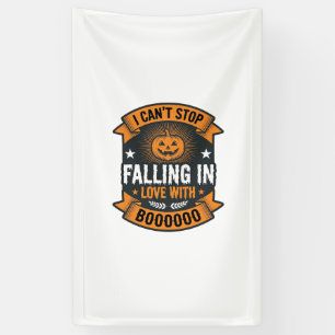 Banderoles Citrouille d'Halloween tombant amoureuse Vintage T