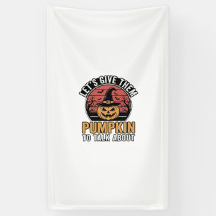 Banderoles Citrouille drôle Halloween Vintage Design de T-shi