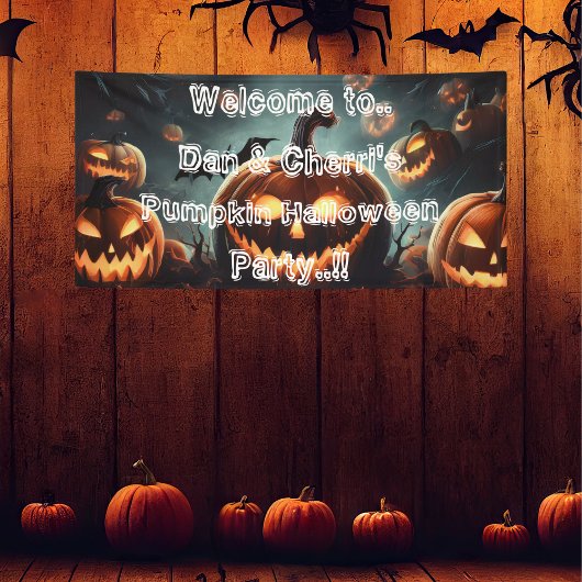 Banderoles Citrouille Halloween