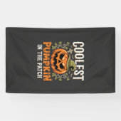 Banderoles Citrouille la plus cool du patch design Halloween (Horizontal)