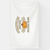 Banderoles Citrouille Patch Social Club - Cosy Automne esthét (Vertical)