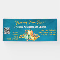 Citrouille QR Code Church School Automne Automne H
