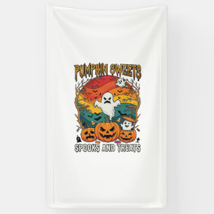 Banderoles Citrouille Sucreries Effraie Traitements Halloween