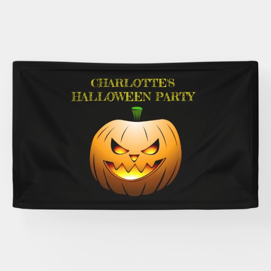 Banderoles Citrouilles d'Halloween (Horizontal)