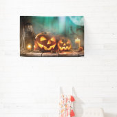 Banderoles Citrouilles d'Halloween et chauves-souris (Insitu)