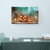 Banderoles Citrouilles d'Halloween et chauves-souris (Salon professionnel)