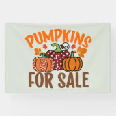 Banderoles citrouilles pour vendeurs (Horizontal)