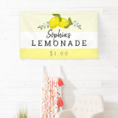 Banderoles Citrus citron Floral Lemonade Stand Kids (En situation)