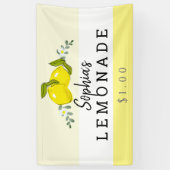 Banderoles Citrus citron Floral Lemonade Stand Kids (Vertical)