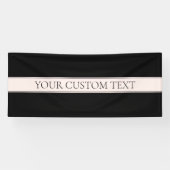 Banderoles Clair rose pâle Bleu Bande et Élégant Texte modifi (Horizontal)