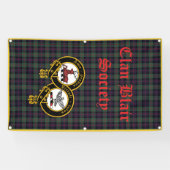 Banderoles Clan Blair Banner Tartan Arrière - plan vertical (Horizontal)