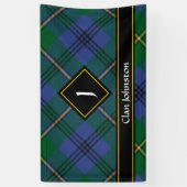 Banderoles Clan Johnston Tartan Banner (Vertical)