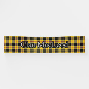 Banderoles Clan MacLeod de festival d'écossais de tartan de