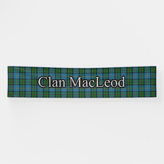 Banderoles Clan MacLeod de festival d'écossais de tartan de (Horizontal)