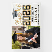 Banderoles Class of 2025 Graduation Personalized  (Verticale)