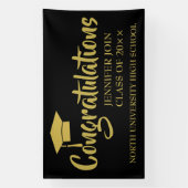 Banderoles classe 2025, classe 2026 graduation (Verticale)