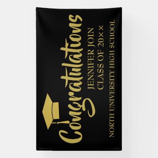 Banderoles classe 2025, classe 2026 graduation (Verticale)