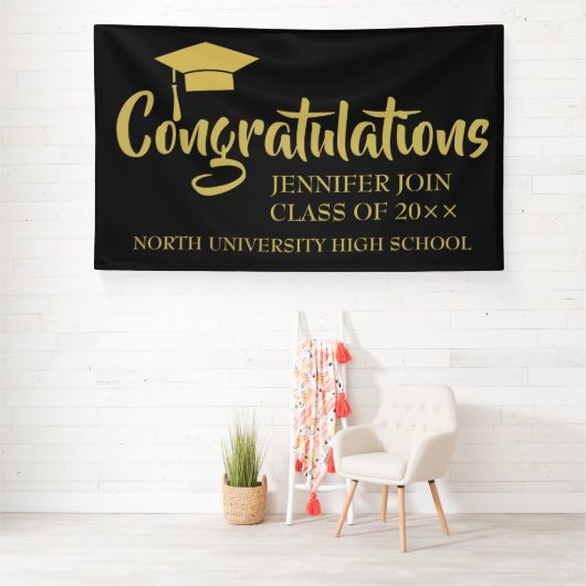 Banderoles classe 2025, classe 2026 graduation (Insitu)