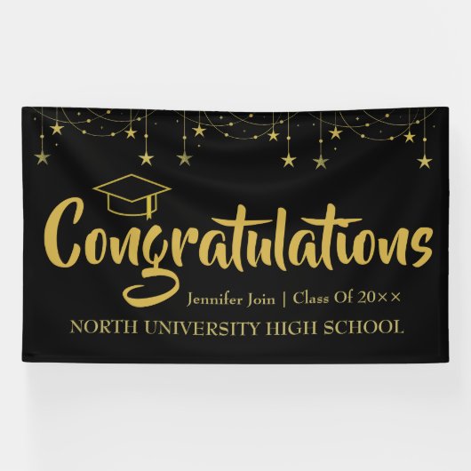 Banderoles classe 2025, classe 2026 graduation (Horizontal)