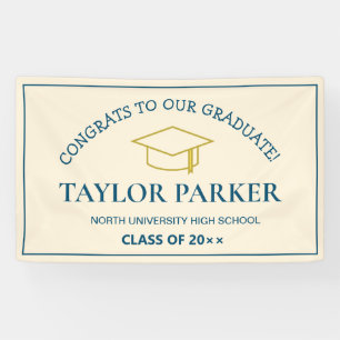 Banderoles classe 2025, classe 2026 graduation