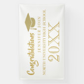 Banderoles classe 2025, classe 2026 graduation (Verticale)