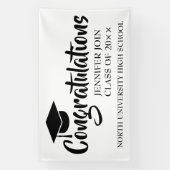 Banderoles classe 2025, classe 2026 graduation (Verticale)