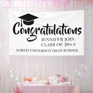 Banderoles classe 2025, classe 2026 graduation