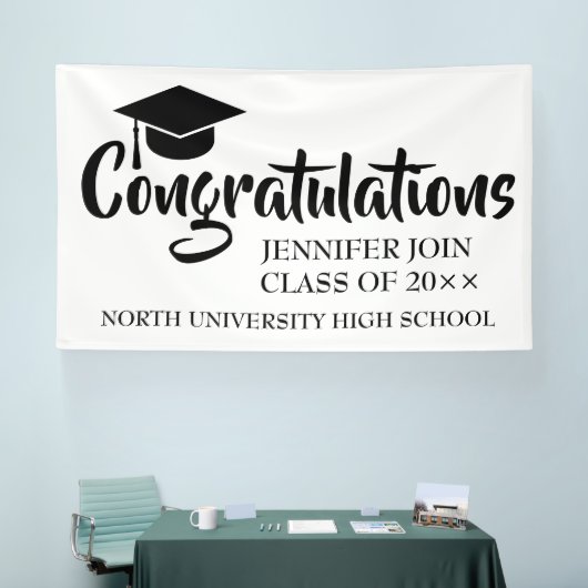 Banderoles classe 2025, classe 2026 graduation (Salon professionnel)