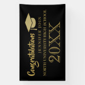 Banderoles classe 2025, classe 2026 graduation (Verticale)