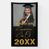 Banderoles classe 2025, classe 2026 graduation (Verticale)