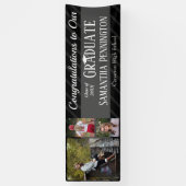 Banderoles Classe de 2020 - Collage de photos - Graduation no (Vertical)