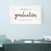 Banderoles Classe de 2021 Simple Chic Graduation Party (Salon professionnel)